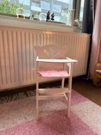 Poppen Eetstoel - Wit met Roze Details, Kinderen en Baby's, Speelgoed | Poppen, Ophalen, Gebruikt, Overige typen