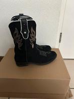 Zwart suede merk cowboy laarzen maat 36, Ophalen of Verzenden, Zo goed als nieuw, Zwart, Hoge laarzen
