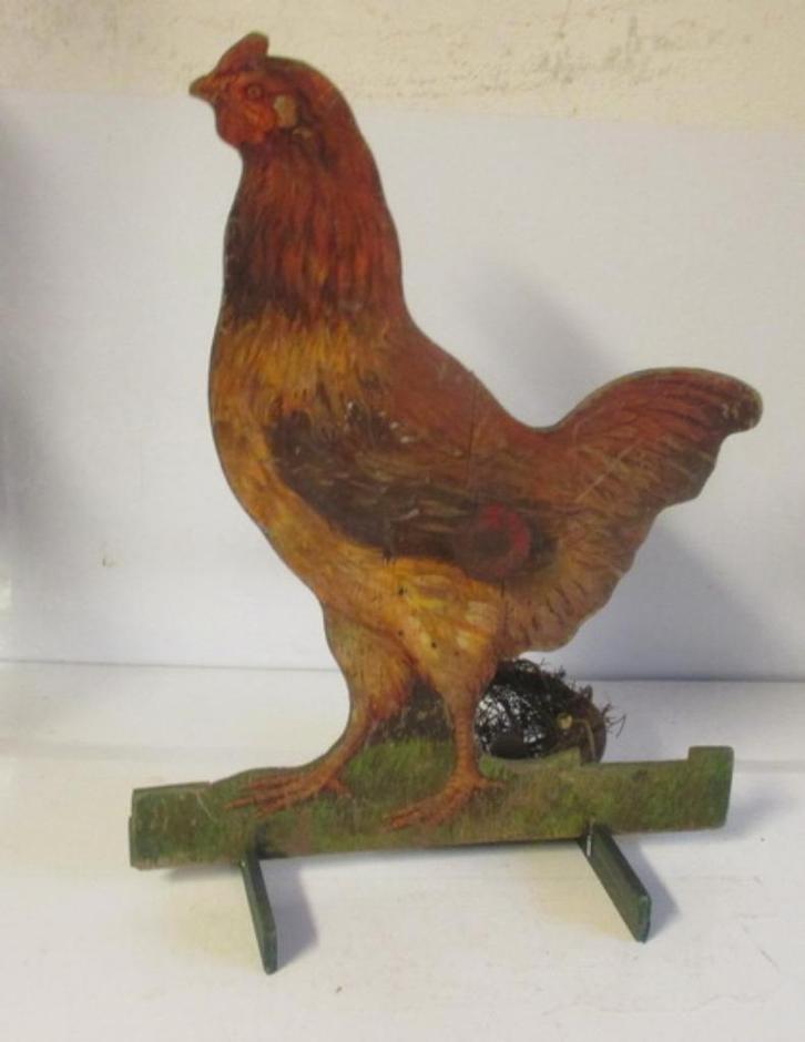 antiek fancy fair kermis spel la poule pondeuse, Antiek en Kunst, Antiek | Speelgoed, Verzenden