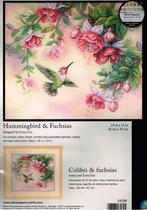 Cado dimensions borduurpakket, hummingbird & fuchsias, Ophalen of Verzenden, Nieuw, Handborduren, Borduurpakket