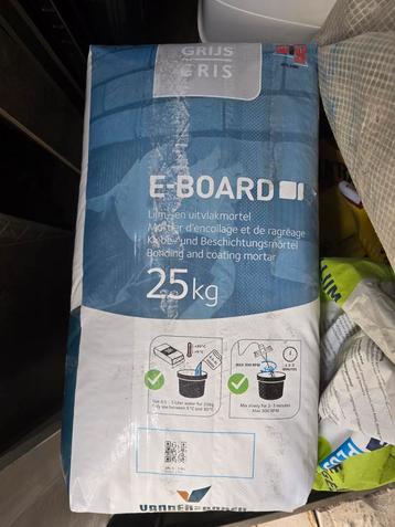 Vandersanden E-Board Lijmmortel Grijs - 4 zakken van 25 kg beschikbaar voor biedingen