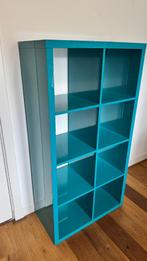 Ikea Kallax blauw/groen/turquoise - vakkenkast, Ophalen, Gebruikt