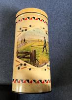 Vintage blik Van der Meulen Friese sporten, Verzamelen, Blikken, Ophalen of Verzenden, Gebruikt, Beschuit, Overige merken