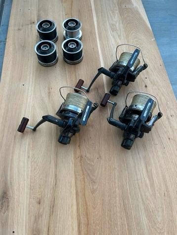 3 Daiwa infinity’s met 4 reserve spoelen beschikbaar voor biedingen