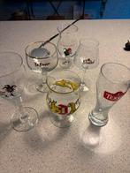 Diverse Bierglazen Set - Verzameling van 6 Unieke Glazen, Antiek en Kunst, Ophalen