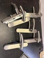 Rvs deurbeslag 6st, Ophalen of Verzenden, Gebruikt, Rvs, Klink of Kruk