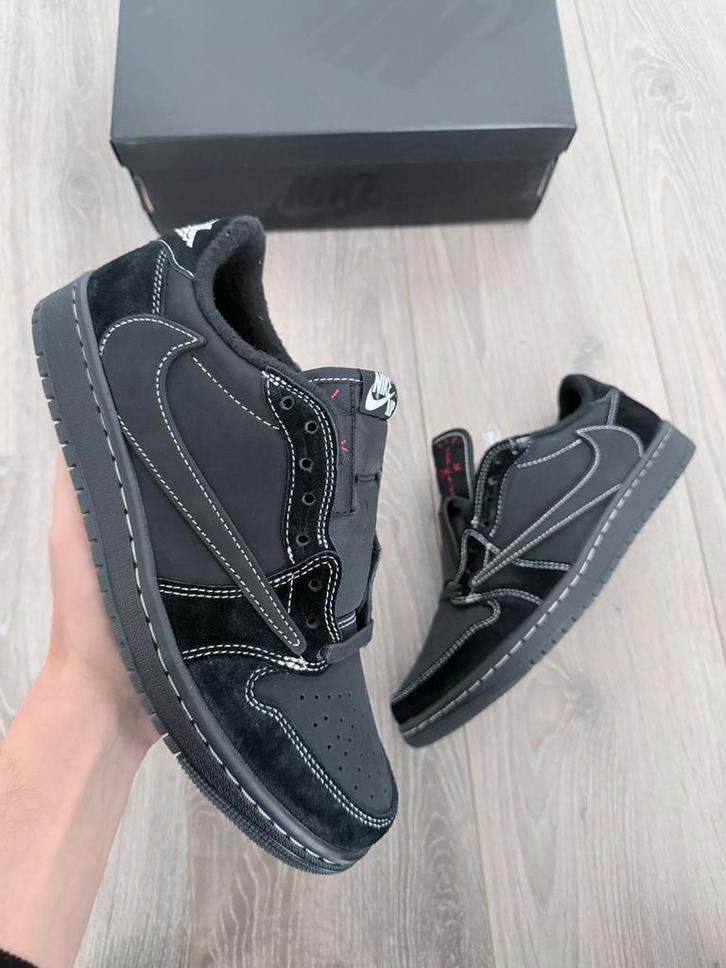 Nike Jordan 1 Low Travis Scott Black Phantom Maat 42, Kleding | Heren, Schoenen, Nieuw, Sneakers of Gympen, Zwart, Ophalen of Verzenden
