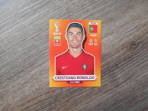 Panini Ronaldo voetbalplaatje WK 2022 Qatar Oranje editie, Verzamelen, Sportartikelen en Voetbal, Nieuw, Poster, Plaatje of Sticker