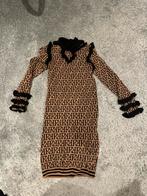 Reinderjurk letters bruin/camel, Kleding | Dames, Bruin, Maat 46/48 (XL) of groter, Ophalen of Verzenden, Zo goed als nieuw