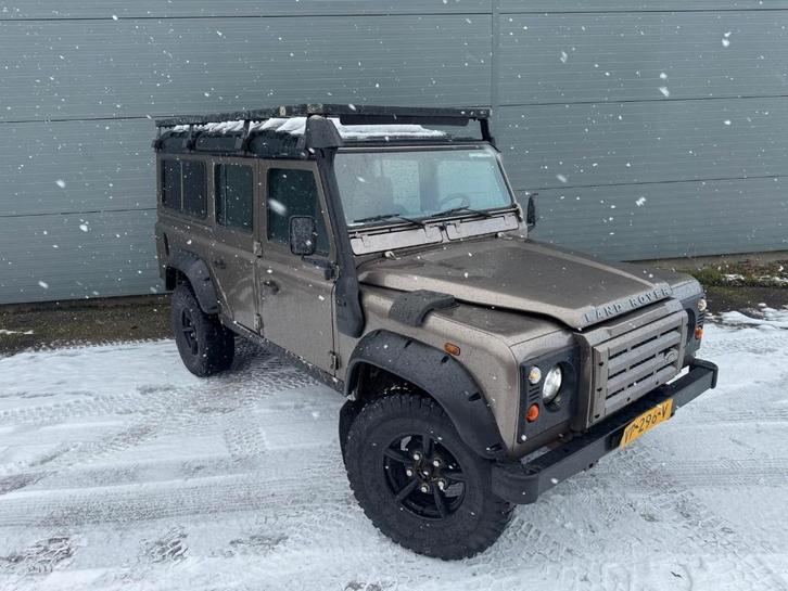 Land Rover DEFENDER TD5 2000 Grijs Kenteken OPKNAPPER, Auto's, Bestelauto's, Bedrijf, 4x4, ABS, Lichtmetalen velgen, Mistlampen