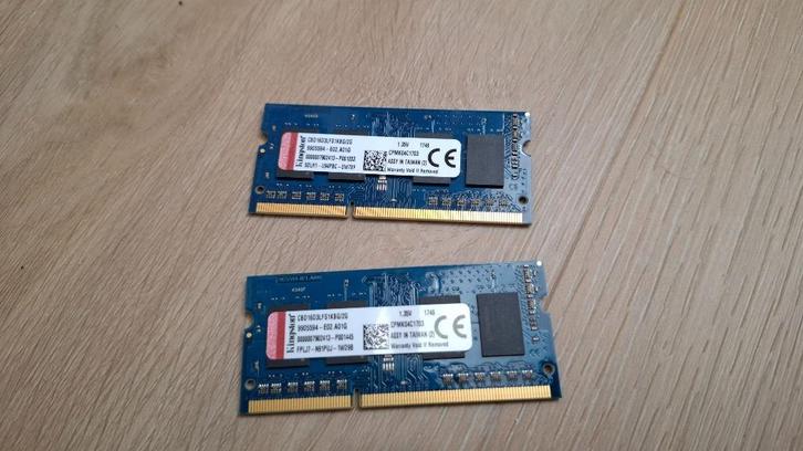 2x 2GB Kingston RAM geheugen voor QNAP NAS DR3L-SO-1600, Computers en Software, NAS, Zo goed als nieuw, Ophalen of Verzenden
