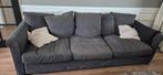 3 zits-en 2 zits bank zwarte stof Ikea, Huis en Inrichting, Ophalen, Gebruikt, 150 tot 200 cm, Tweepersoons