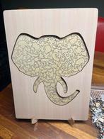 Houten Dieren Puzzel - Unieke Vormen!, Hobby en Vrije tijd, Denksport en Puzzels, Ophalen, Minder dan 500 stukjes, Zo goed als nieuw