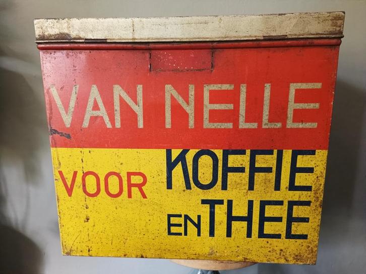 Van Nelle Koffie Thee Blik, Verzamelen, Blikken, Gebruikt, Koffie, Van Nelle, Ophalen of Verzenden