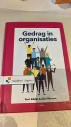 Ella Wijsman - Gedrag in organisaties, Ophalen, Zo goed als nieuw, Ella Wijsman; Gert Alblas