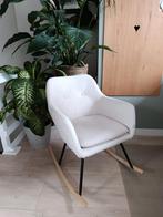 Creme/ beige schommelstoel, Huis en Inrichting, Stoelen, Ophalen, Gebruikt, Overige kleuren, Eén