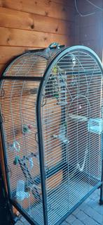 Grote vogelkooi, Dieren en Toebehoren, Vogels | Hokken en Kooien, Ophalen, Zo goed als nieuw, Metaal, Vogelkooi