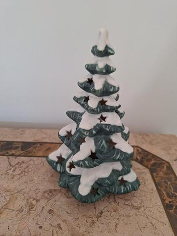Goebel kerstboom van porselein voor waxinelichtje  beschikbaar voor biedingen