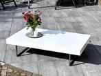 Leolux Uitschuifbare Salontafel, Huis en Inrichting, Ophalen, 100 tot 150 cm, 50 tot 100 cm, Zo goed als nieuw