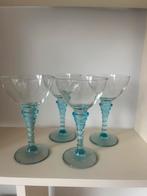 4x vintage space age wijnglazen, Ophalen, Gebruikt, Overige typen