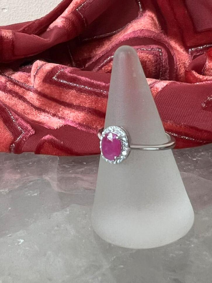 Robijn topaas liefde passie geluk beschermt uniek powerful, Sieraden, Tassen en Uiterlijk, Ringen, Dame of Heer, 17 tot 18, Rood