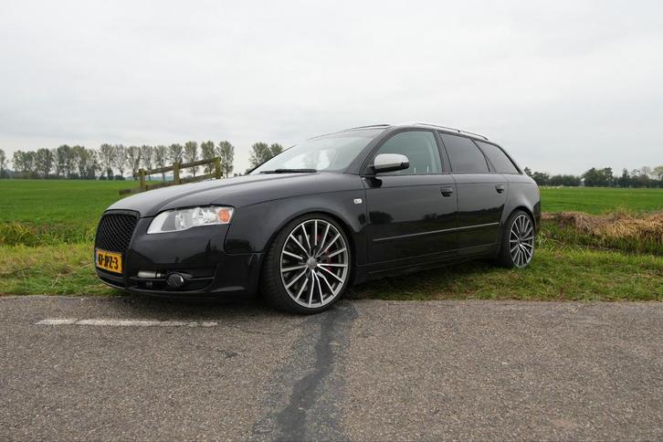 Dikke Audi A4 3.0 TDI V6 Avant Quattro 150KW 2005 Zwart, Auto's, Audi, Particulier, A4, 4x4, ABS, Airbags, Airconditioning, Boordcomputer