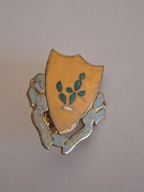 WWII US Army 12th Cavalry Regiment unit crest / DI, Verzamelen, Militaria | Tweede Wereldoorlog, Landmacht, Embleem of Badge, Amerika