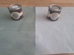 Proefpotjes Farrow and Ball - Parma Gray + Oval Room blue, Minder dan 5 liter, Ophalen of Verzenden, Zo goed als nieuw, Verf