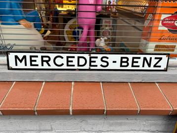 Mercedes-Benz Emaille Reclame Bord beschikbaar voor biedingen