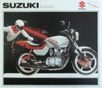 Folder SUZUKI Katana GSX400/ GS550/ GS650 07/1981, Motoren, Handleidingen en Instructieboekjes, Ophalen of Verzenden, Suzuki