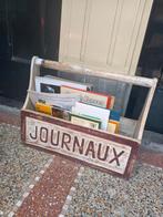 Houten lectuurbak/krantenbak old look, Antiek en Kunst, Ophalen of Verzenden