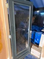 Buitendeur dubbel glas met grondlaag, Ophalen, Gebruikt, 80 tot 100 cm, 200 tot 215 cm