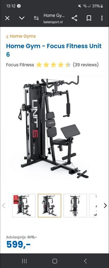 Focus unit 6 fitness apparaat beschikbaar voor biedingen