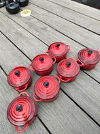 Le creuset pannenset., Huis en Inrichting, Keuken | Potten en Pannen, Ophalen of Verzenden, Zo goed als nieuw, Overige materialen