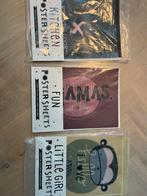 Postersheets, Ophalen, Rechthoekig Staand, A4 of kleiner, Zo goed als nieuw