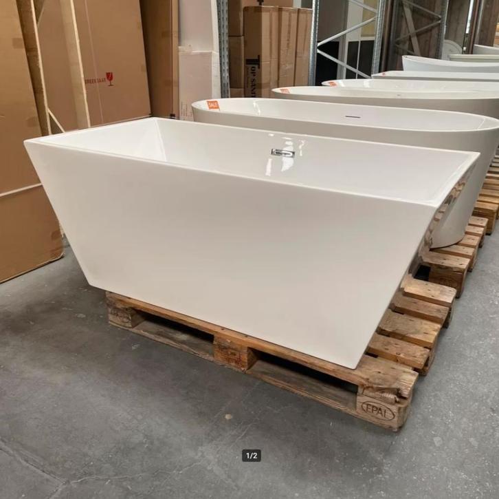 Rechthoekig bad acryl 150x75x58 nr38, Huis en Inrichting, Woonaccessoires | Overige, Nieuw, Ophalen of Verzenden