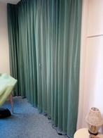 Groene in between gordijnen, Huis en Inrichting, 200 cm of meer, Ophalen of Verzenden, Zo goed als nieuw, 200 cm of meer
