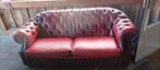 Man cave bank Chesterfield ossenbloed rood., Ophalen of Verzenden, 75 tot 100 cm