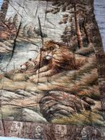 antieke wandkleed met leeuwen, Ophalen