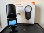 Godox V1c Flitser - Canon, Ophalen of Verzenden, Zo goed als nieuw, Canon, Kantelbaar