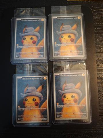 ⚡ 4x (sealed) Pikachu van Gogh  beschikbaar voor biedingen