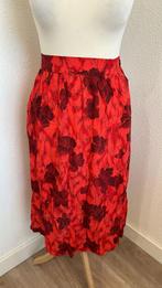 King Louie maat 40 NIEUW Layla midi rok rood 848, Maat 38/40 (M), Nieuw, Ophalen of Verzenden, King Louie