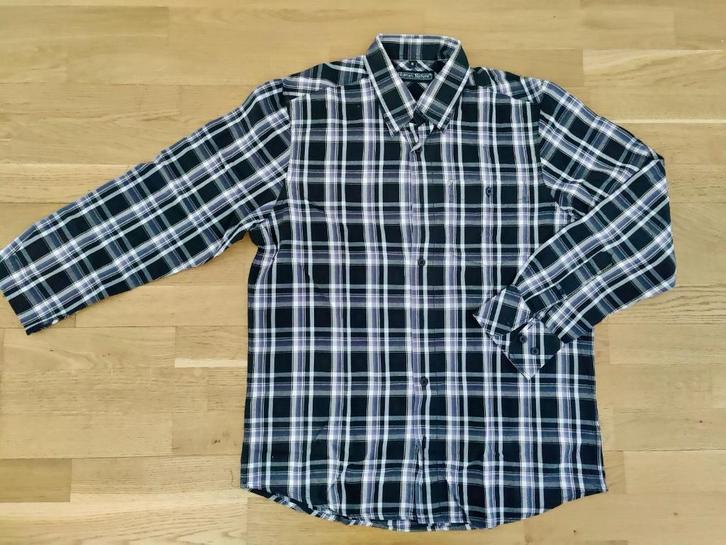 NIEUW. Overhemd Human Nature, maat medium, Kleding | Heren, Overhemden, Nieuw, Halswijdte 39/40 (M), Zwart, Ophalen of Verzenden