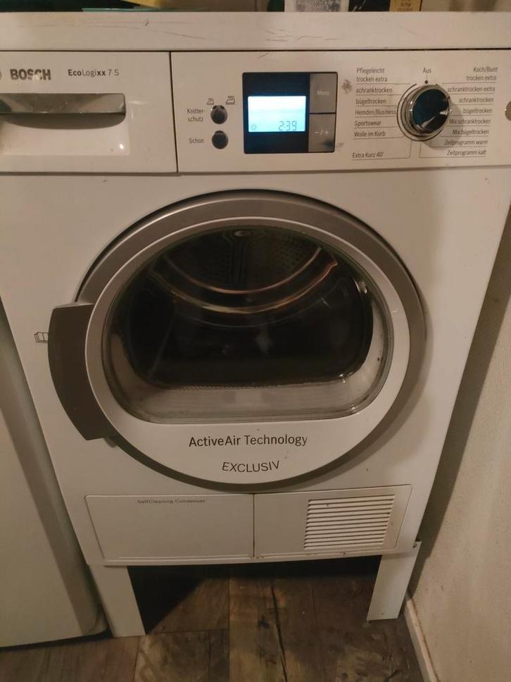 Bosch Ecologixx 7S Warmtepompdroger, Witgoed en Apparatuur, Wasdrogers, Overige typen, 6 tot 8 kg, 85 tot 90 cm, Ophalen
