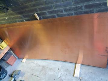 4x koperen platen 100x200 1mm dik beschikbaar voor biedingen