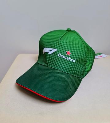 Formule 1 cap pet Heineken met label prachtig groen super   beschikbaar voor biedingen