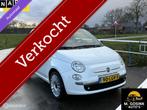 Nette Goed Onderhouden Fiat 500 1.2 Lounge cabrio automaat, Euro 5, Gebruikt, 1242 cc, 4 cilinders