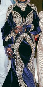 blauwe henna jurk, Maat 38/40 (M), Blauw, Ophalen of Verzenden, Zo goed als nieuw