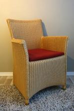 Rieten stoel Lloyd Loom, Huis en Inrichting, Ophalen, Gebruikt, Bruin, Eén