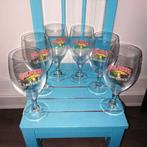 Gulpener bierglazen lentebok set van 6, Ophalen, Gebruikt, Glas of Glazen, Gulpener